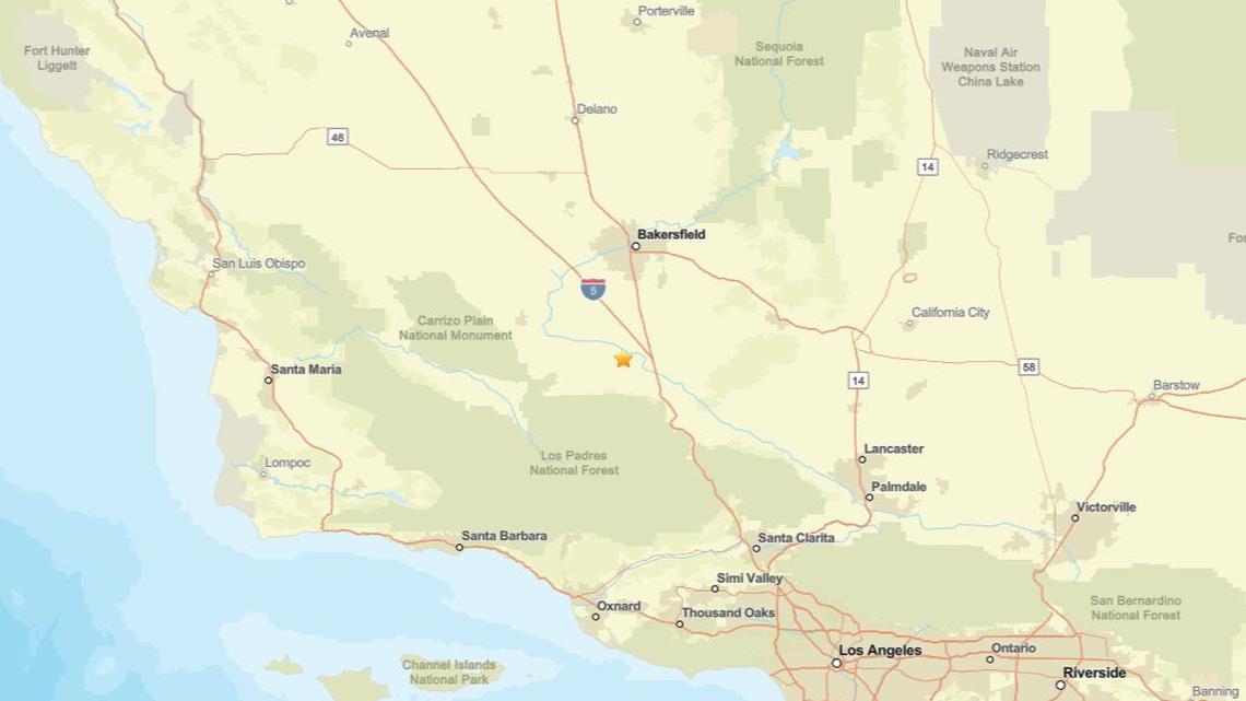 Update: Earthquake struck region near Grapevine, CA on April 10 - 2.2 magnitude recorded 