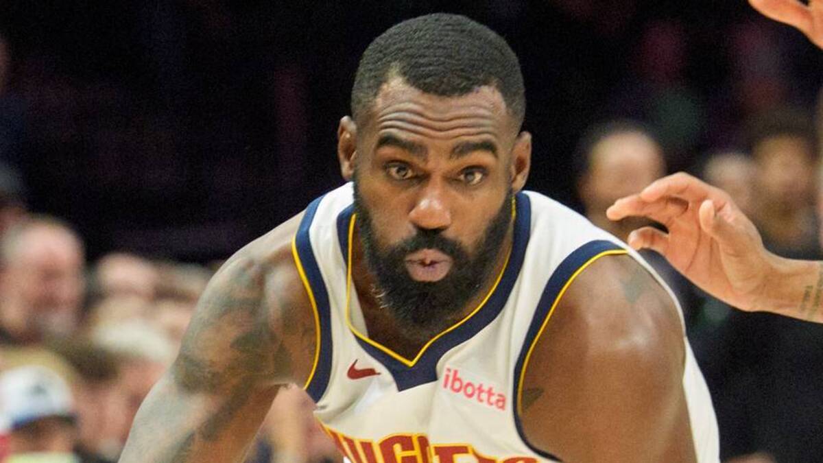  Apr 25, 2026; Minneapolis, Minnesota, USA; Denver Nuggets guard Tim Hardaway Jr. (10) advances the ball against the Minnesota Timberwolves in the third quarter at Target Center. Mandatory Credit: Matt Blewett-Imagn Images | IMAGN IMAGES via Reuters Connect 