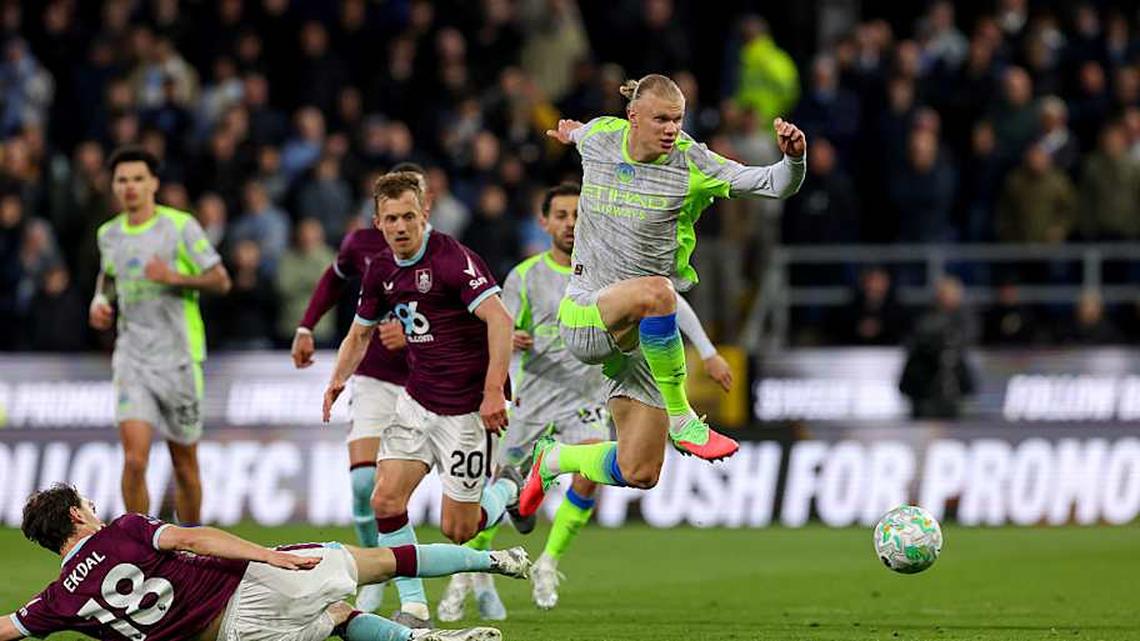  Erling Haaland was the difference-maker for Man City on Wednesday. | Lee Parker - CameraSport via Getty Images 