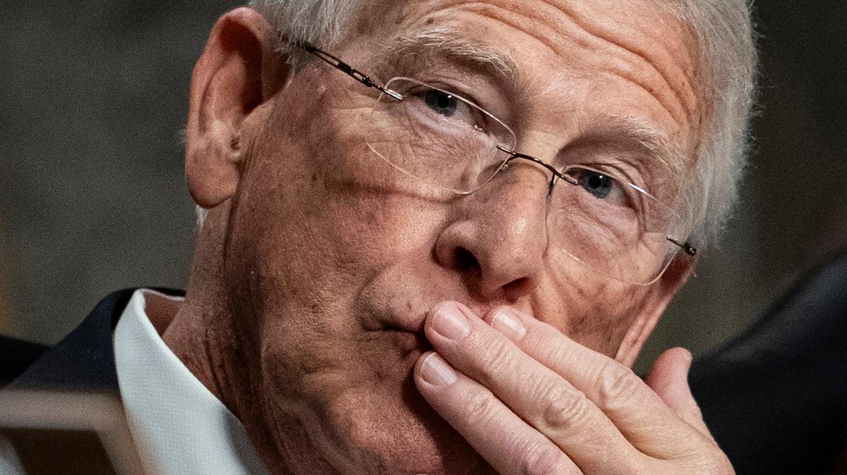 Sen. Roger Wicker (R-Miss.) during the confirmation hearings on Capitol Hill in Washington, Jan. 14, 2025.