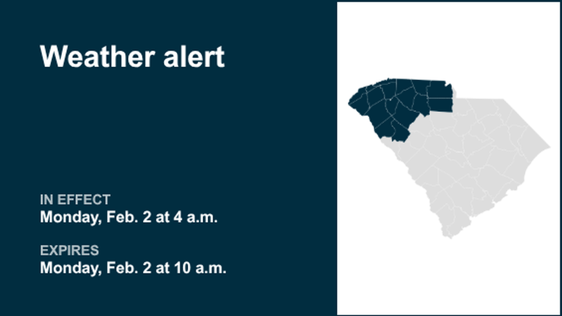 UPDATE: Look for black ice in Upstate SC until Tuesday midday 