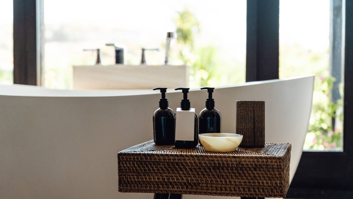 Woman Turns Dollar Tree Finds Into High-End Looking Bathroom Decor