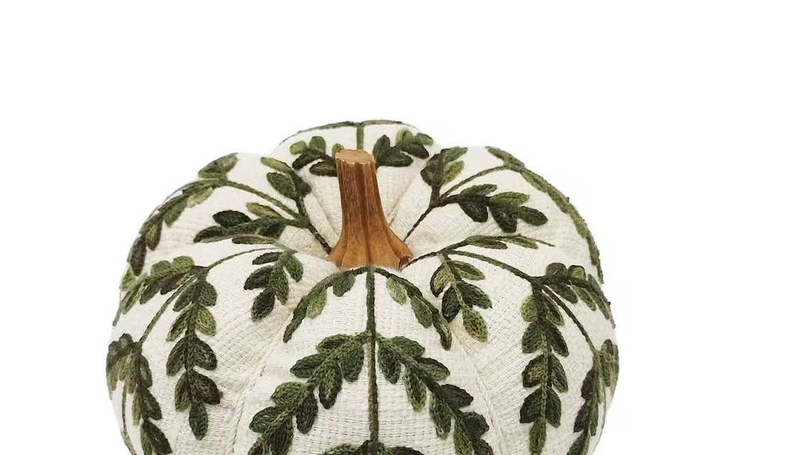 Gorgeous DIY Fall Pumpkin Looks Like It Belongs in the Pottery Barn Catalog