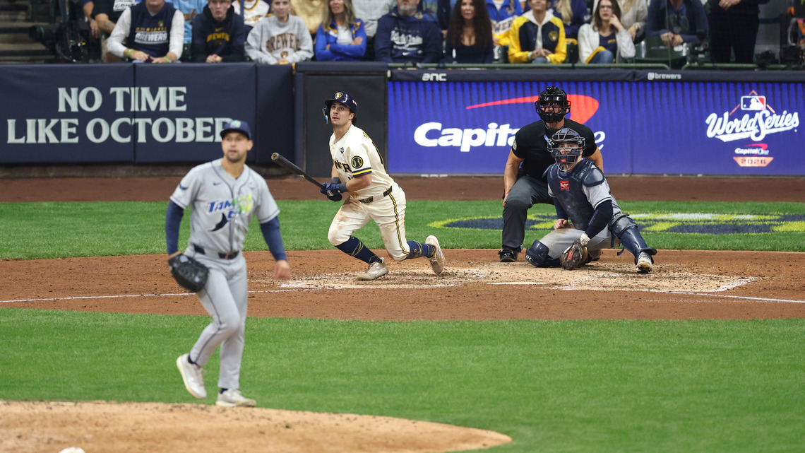 Rays blow 4-run lead with Rasmussen not sharp, lose Game 2 to Brewers 