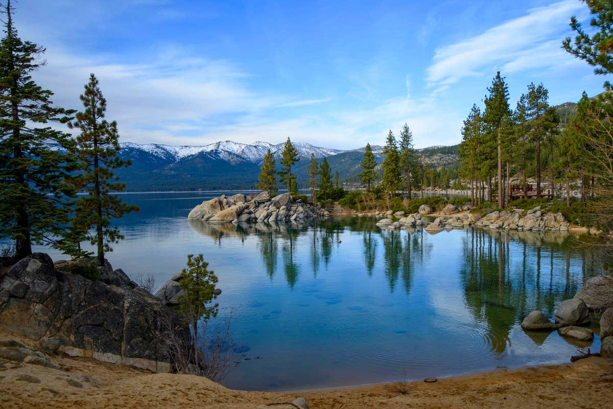  Lake Tahoe is a rattlesnake hotspot in Nevada.