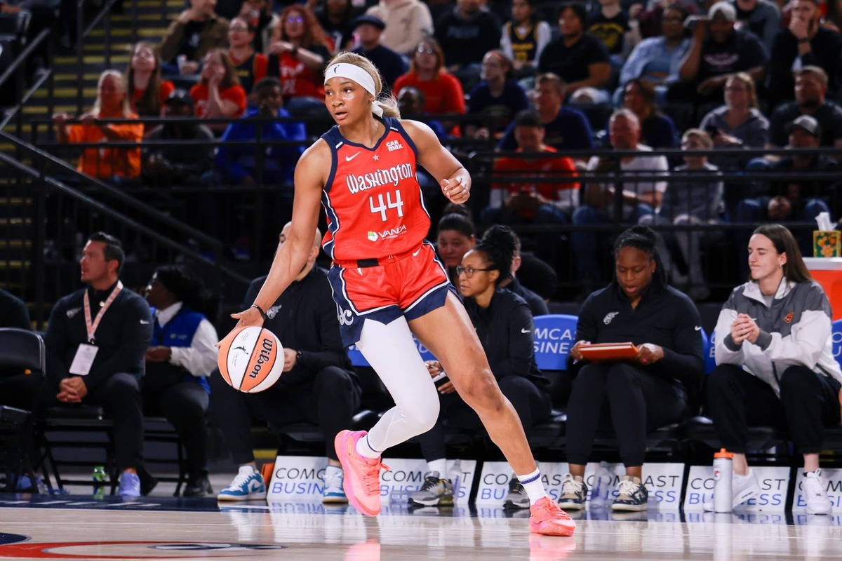  Washington Mystics forward Kiki Iriafen (44) Emily Faith Morgan-Imagn Images