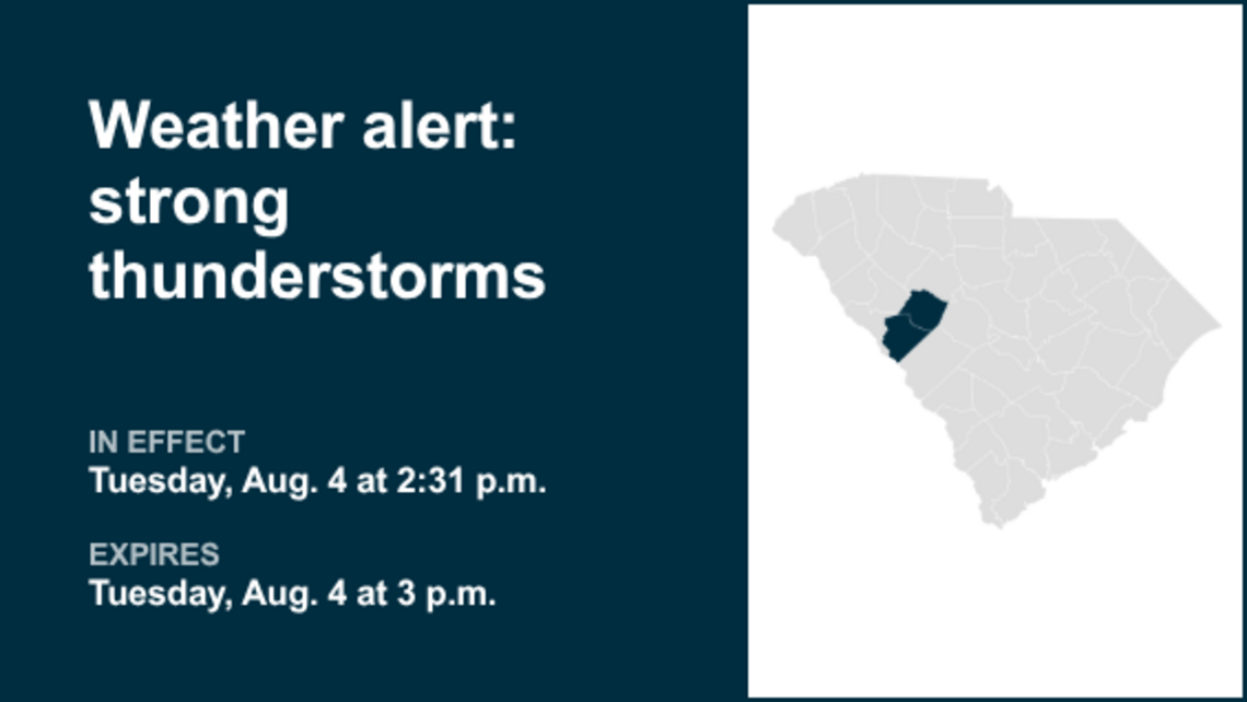 UPDATE: Weather alert active for Richland County Tuesday evening, says the NWS 