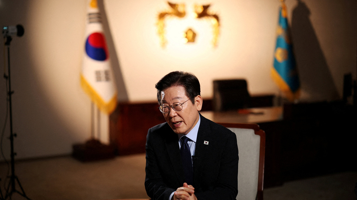 South Korea's Lee favours four-year presidency with re-election permitted 