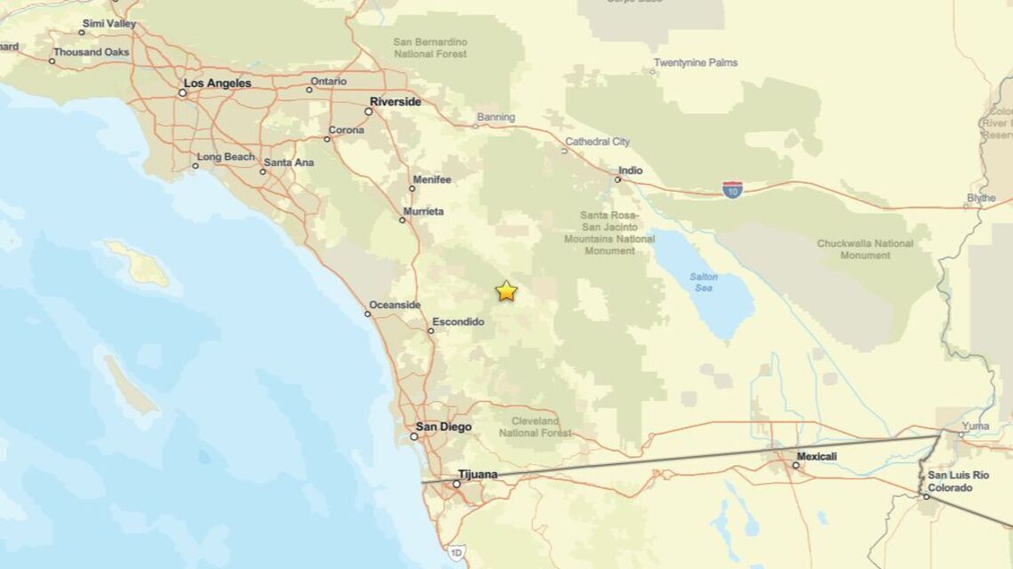 Earthquake measuring 2.0 shakes area near Lake Henshaw, CA on Aug. 16 