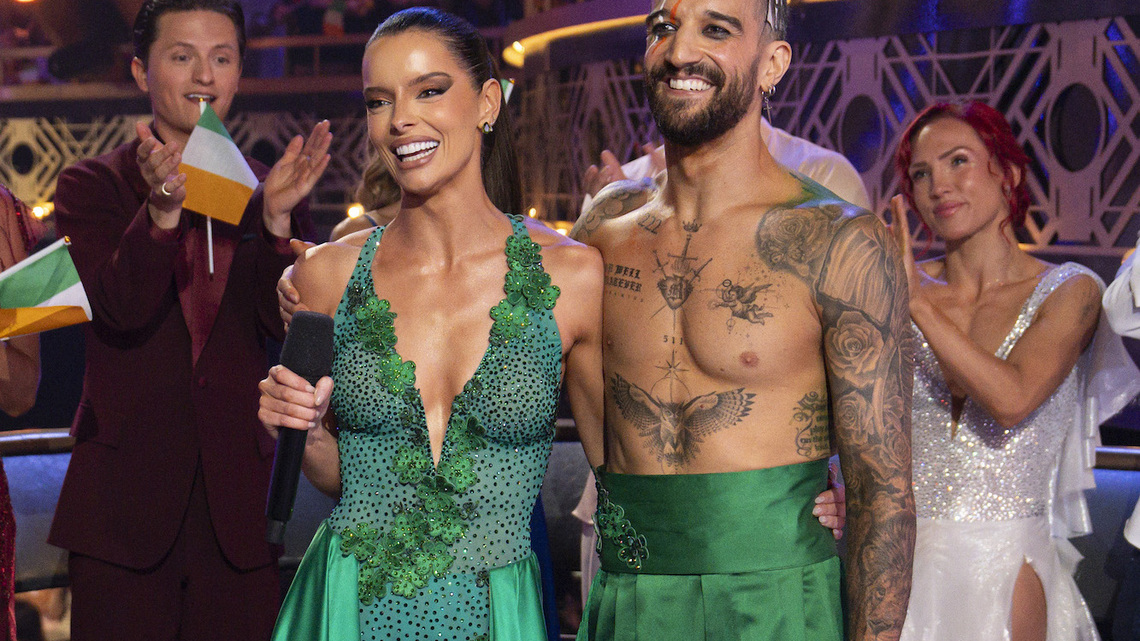 DWTS' Maura Higgins Jokingly Blames Mark Ballas for Dedication Night Lift 