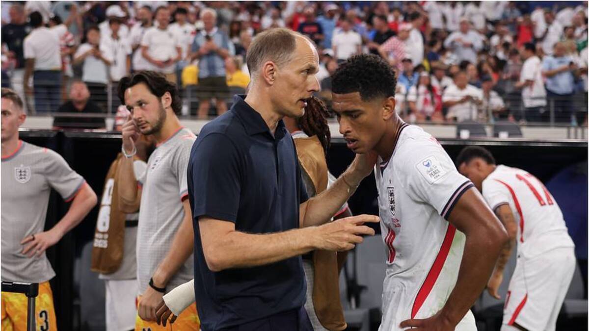  Thomas Tuchel got a classy performance out of Jude Bellingham against Croatia. | Alex Pantling/FIFA/Getty Images 