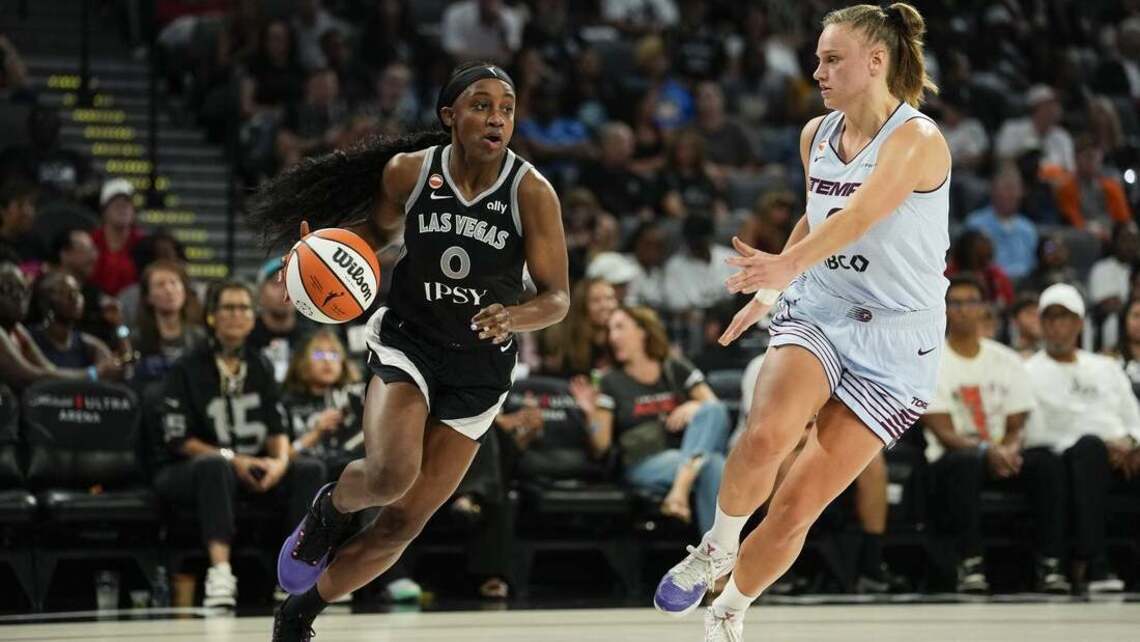 Aces roll past Tempo behind A'ja Wilson, Jackie Young