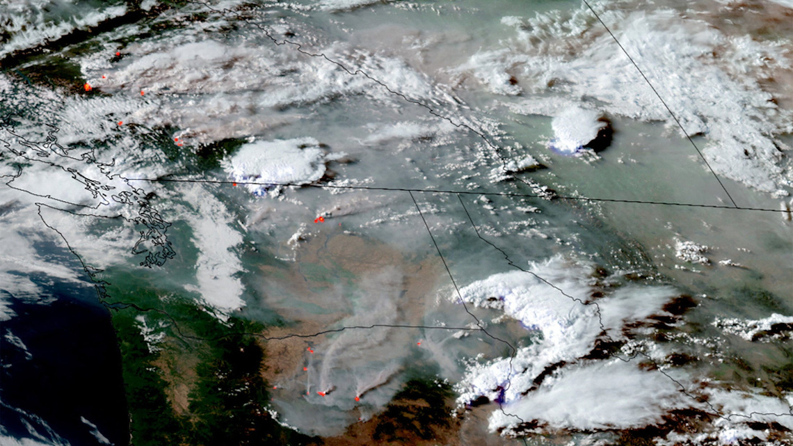 Wildfires in Oregon and Washington impact air quality. See where 