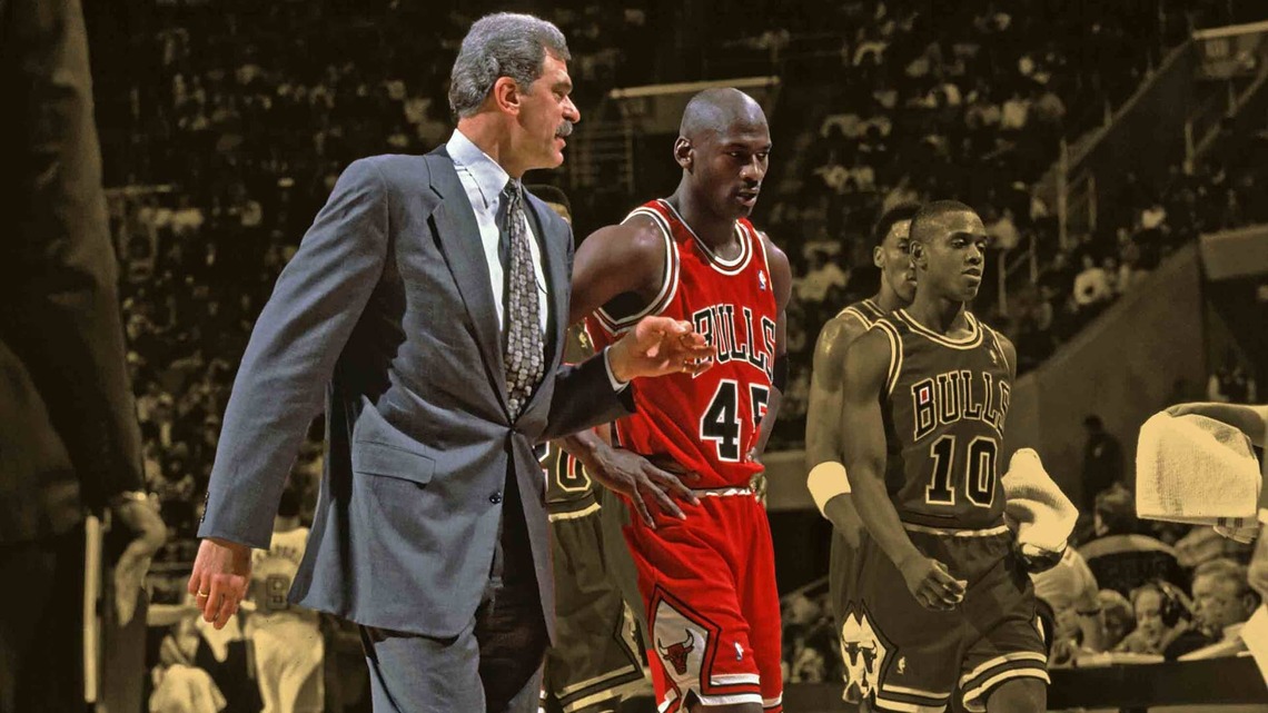 Phil Jackson admitted the Bulls and Michael Jordan got lucky when they escaped the Hornets in the 1995 Playoffs 