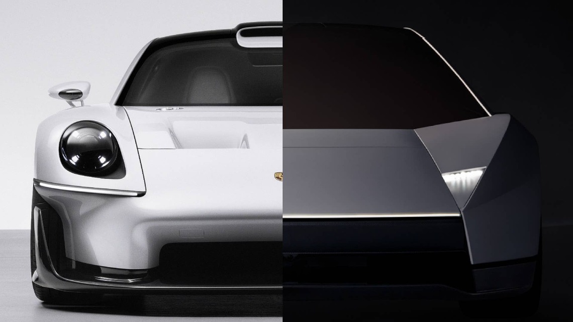 Porsche Mission S vs Tesla Roadster: Two Opposite Supercar Futures