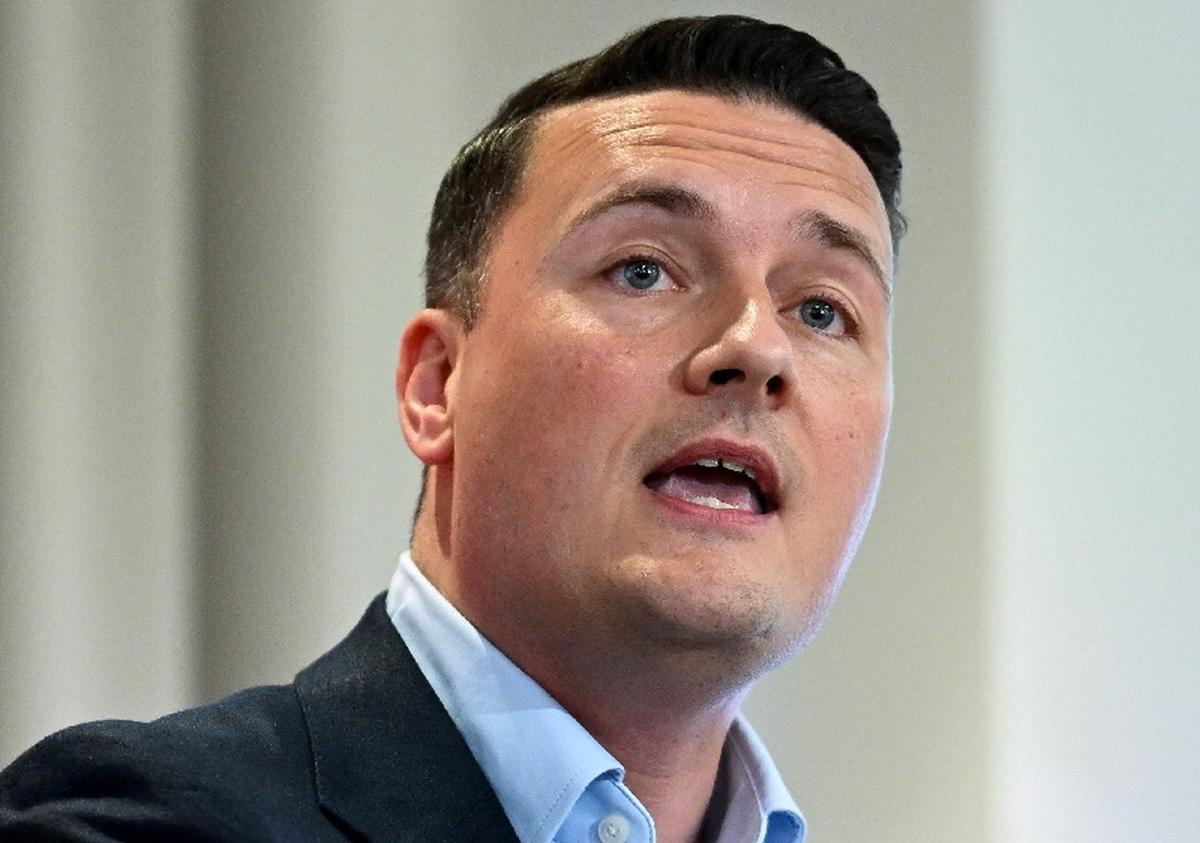 Britain’s former Health Secretary Wes Streeting delivers a keynote address at the Progress annual conference 2026, in London, Britain, May 16, 2026. REUTERS/Jaimi Joy