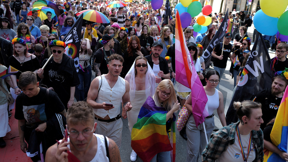Polish president vetoes bills that would have improved rights of same-sex couples 