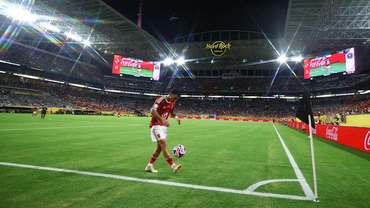  Hard Rock Stadium, which hosted the 2025 FIFA Club World Cup, will host Portugal vs. Colombia at the 2026 World Cup. | IMAGO 