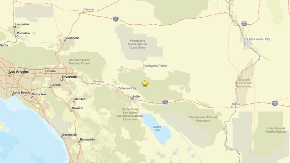 Update: 2.0 magnitude earthquake detected near Twentynine Palms, CA on Oct. 6 