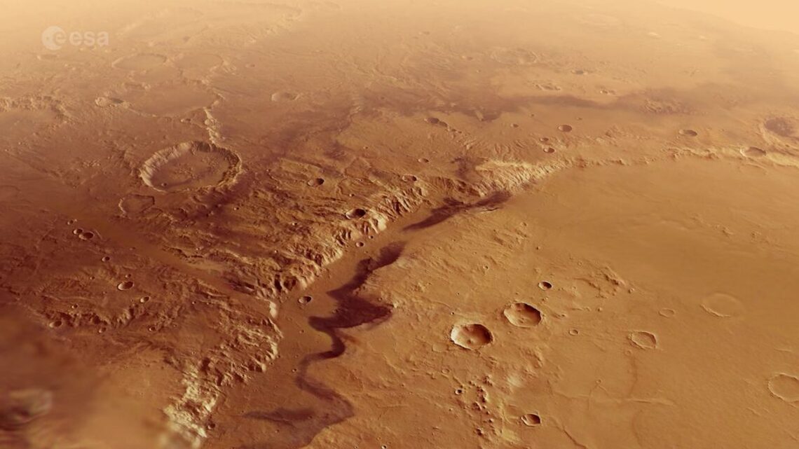 Spaceship snaps amazing views of crater made famous by ‘The Martian'