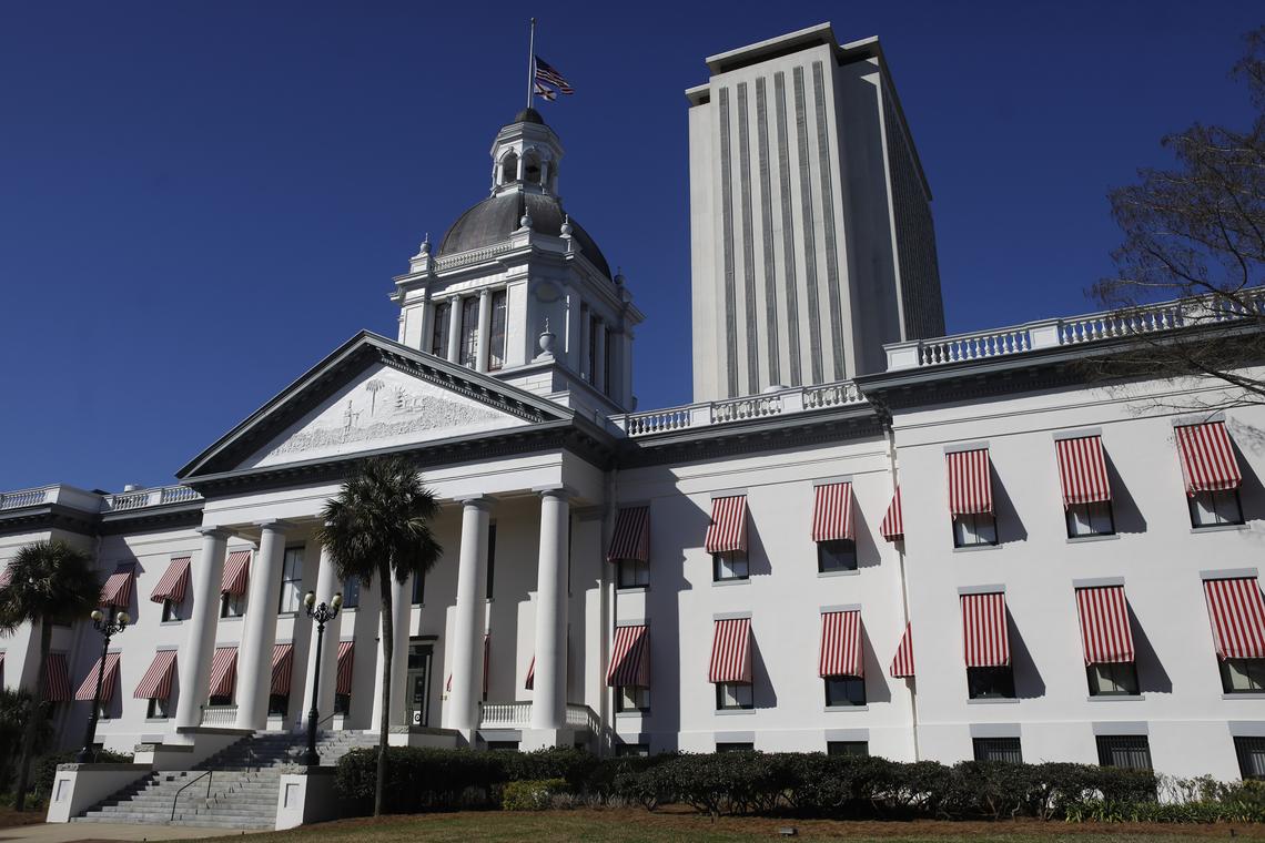 FILE -- The Florida State Capitol in Tallahassee, Feb. 16, 2022. Frustrated Republicans looked Wednesday, April 22, 2026, to rebound from another setback in a nationwide redistricting chess match, as the high-stakes contest turned to Florida and the courtroom. (Octavio Jones/The New York Times)