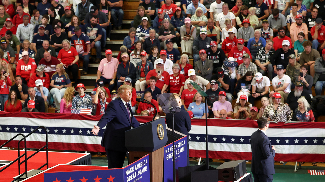 Trump touts projects and payouts on the campaign trail. Many are uncertain 