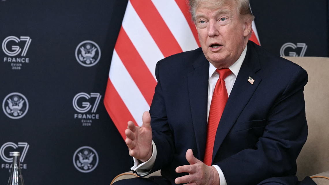 At G7 summit, Trump says Syria better than Israel at fighting Hezbollah 
