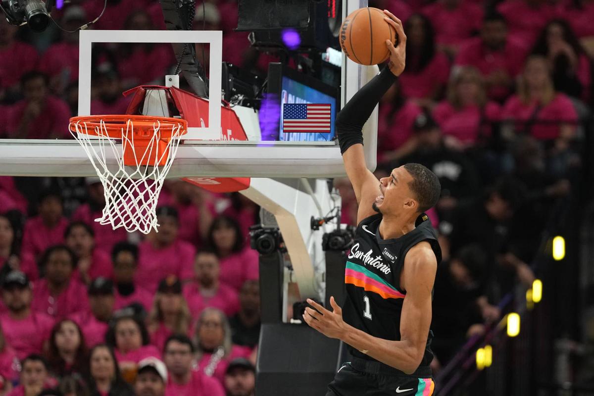  San Antonio Spurs forward Victor Wembanyama (1) Scott Wachter-Imagn Images