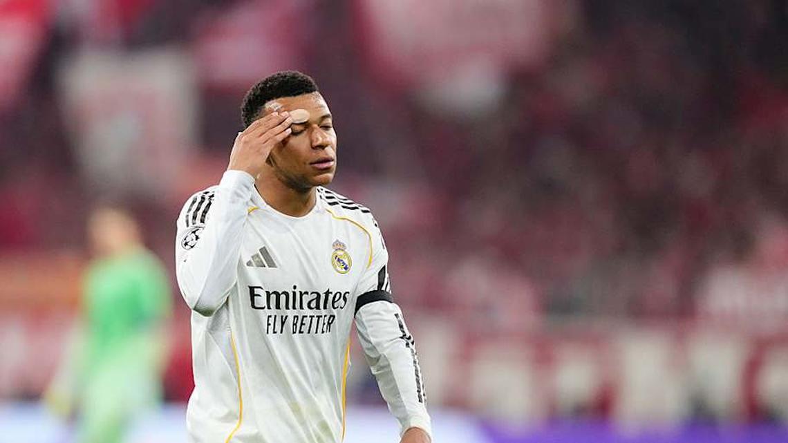  Kylian Mbappé scored his 15th goal of the Champions League season. | Jose Breton/Pics Action/NurPhoto/Getty Images 