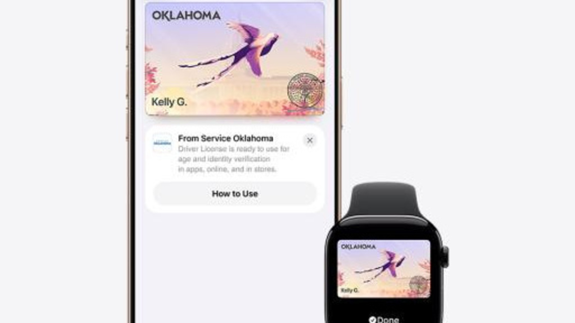 Oklahoma drivers can now add licenses to Apple Wallet