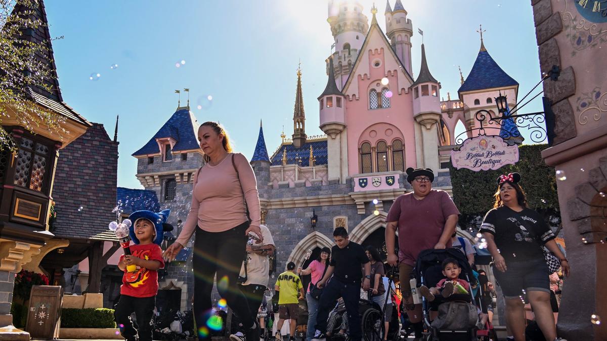 The back side of Sleeping Beauty Castle at Fantasyland inside Disneyland at the Disneyland Resort Anaheim, CA, on Friday, January 16, 2026. (Photo by Jeff Gritchen, Orange County Register/SCNG)