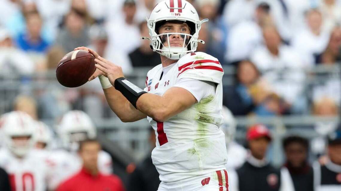 Colton Joseph, Wisconsin rally late to stun No. 13 Penn State