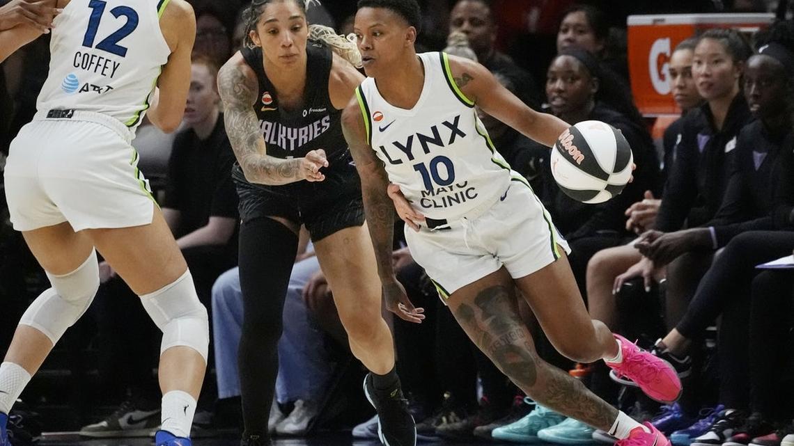 Olivia Miles (28), Lynx edge Valkyries for 6th straight win 