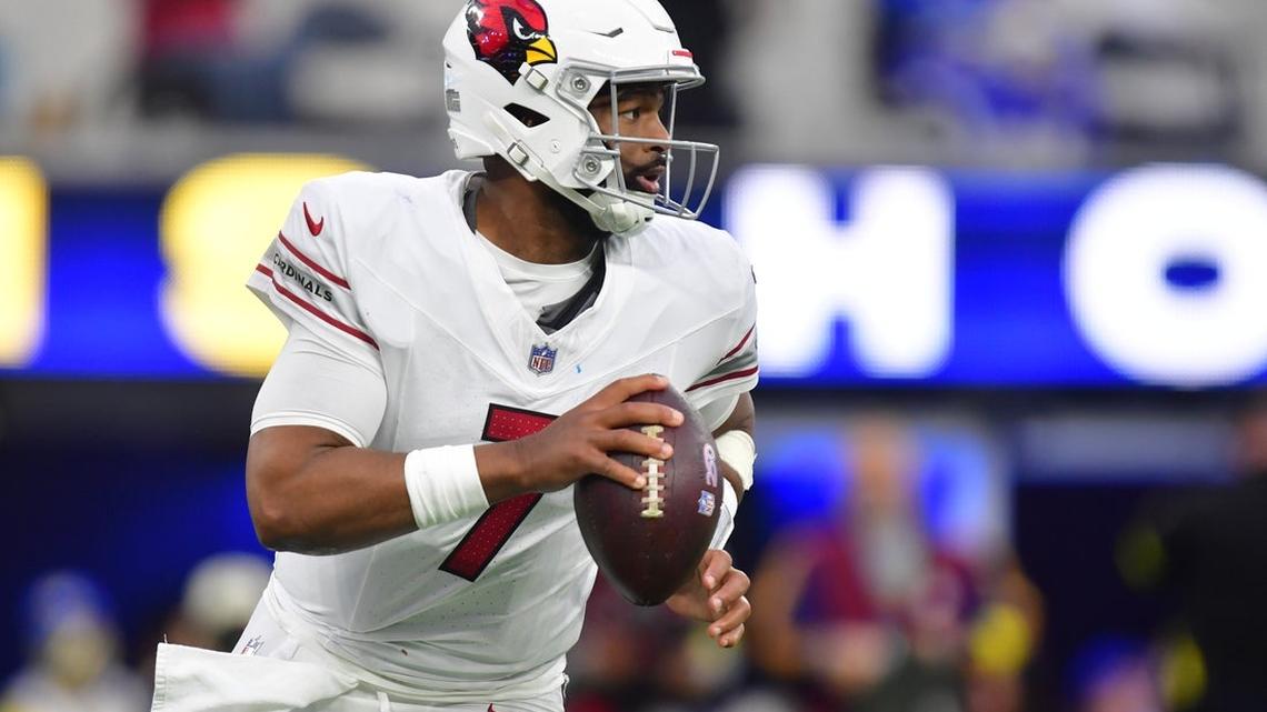 Cards' Jacoby Brissett not at offseason program, wants extension 