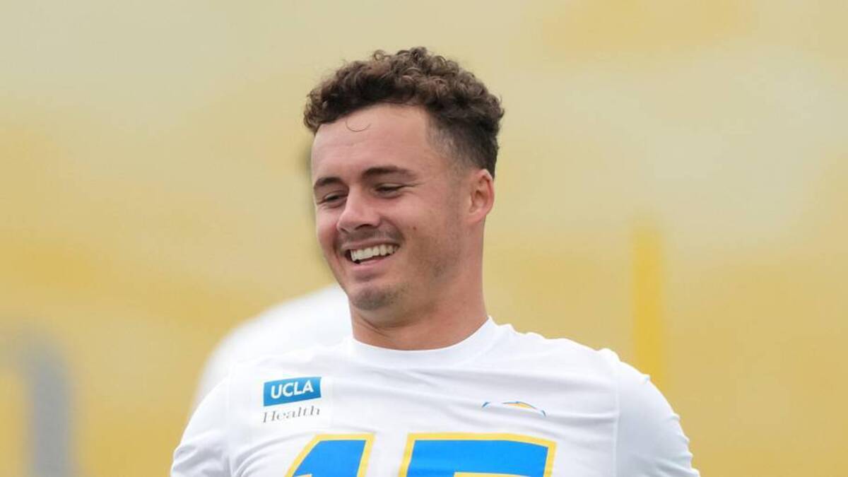  May 11, 2026; El Segundo, CA, USA; Los Angeles Chargers receiver Ladd McConkey during offseason workouts at The Bolt. Mandatory Credit: Kirby Lee-Imagn Images | Kirby Lee-Imagn Images 