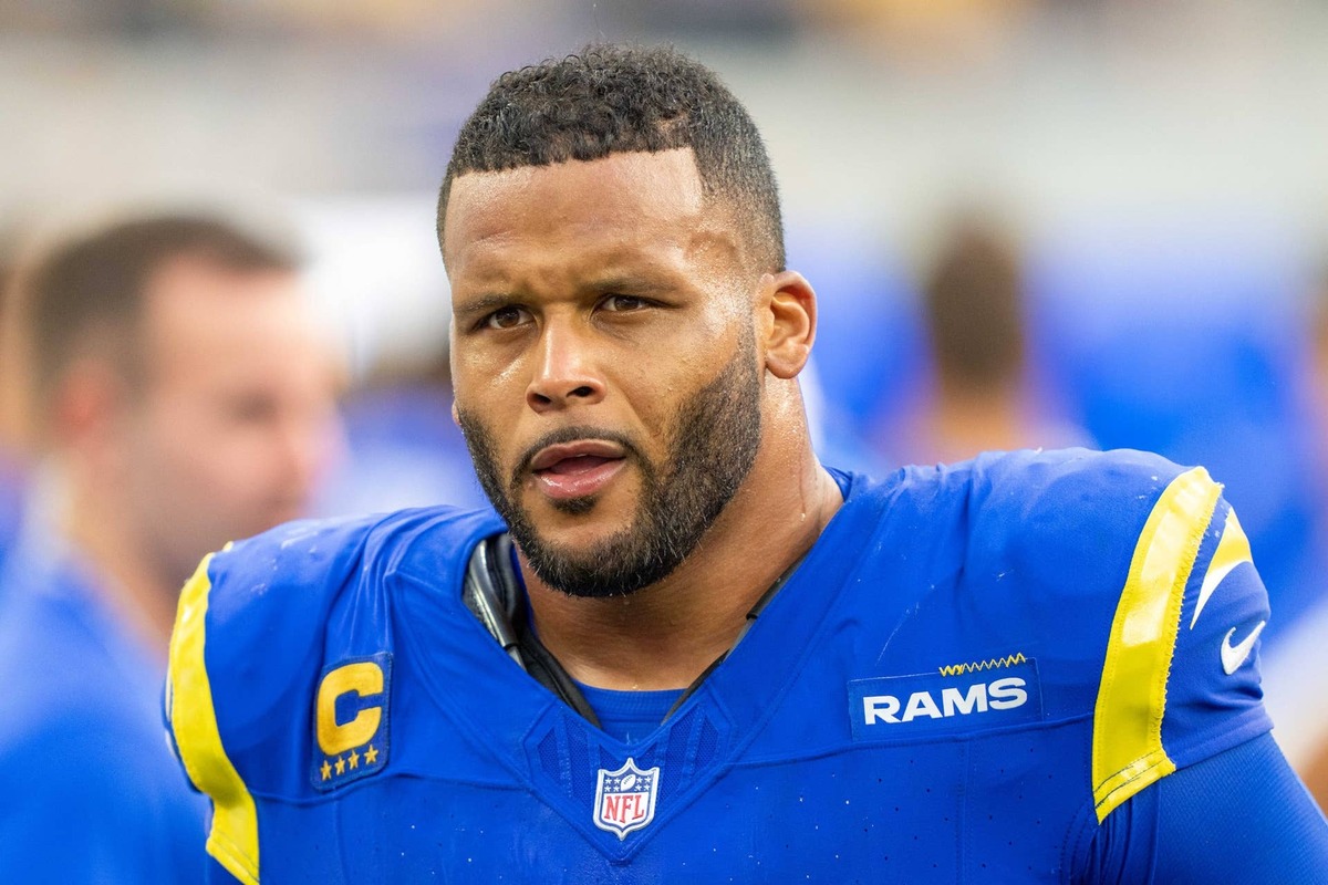  Former Los Angeles Rams defensive tackle Aaron Donald (99). Kyle Terada-Imagn Images