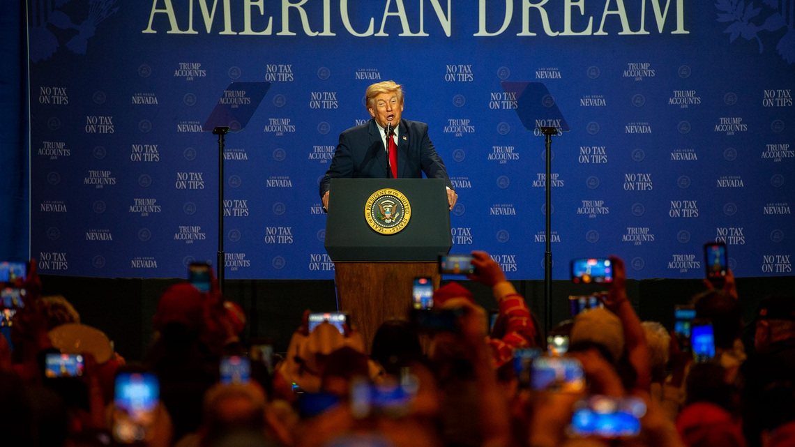 Trump makes economic case in Las Vegas amid affordability woes