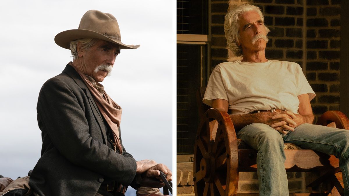 Left: Sam Elliott in ‘1883’: Right: Sam Elliott in ‘Landman’Paramount+
