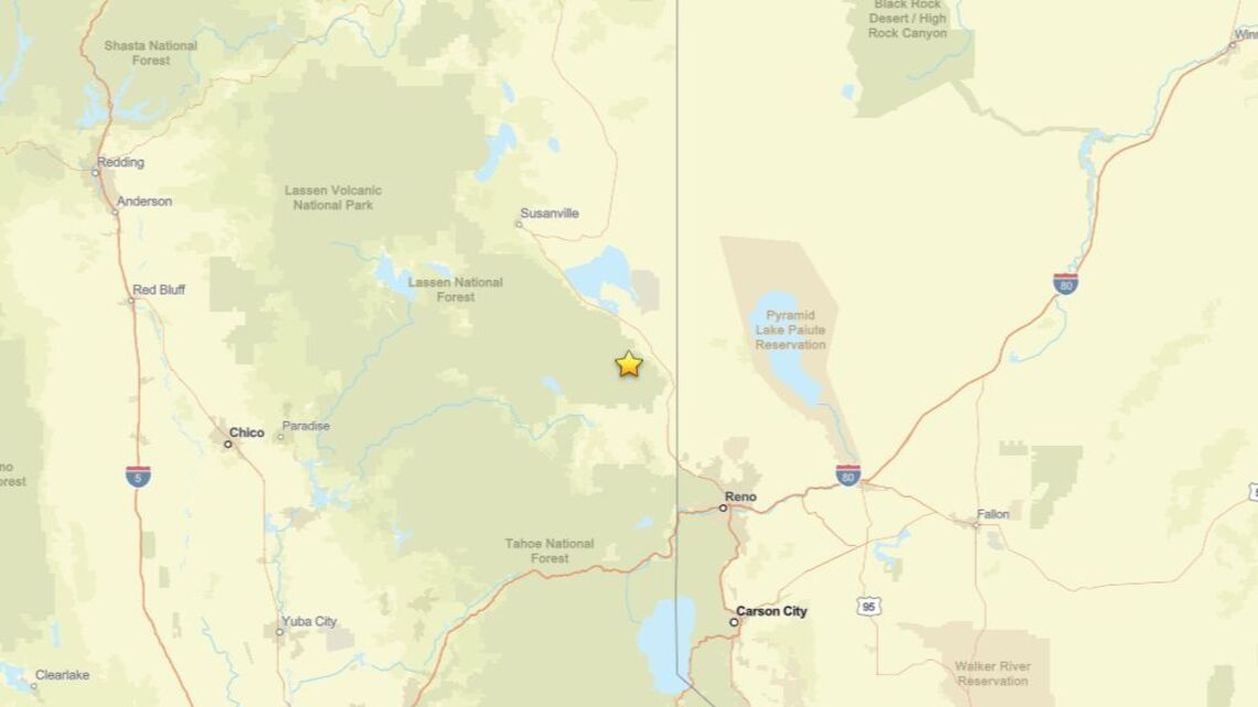 Update: 2.2 magnitude earthquake struck near Chilcoot-Vinton, CA on Sept. 16 