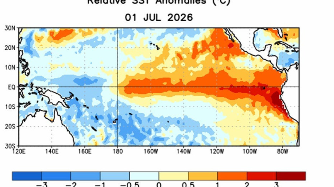 Strengthening El Niño has its eyes on history, updated forecast says 
