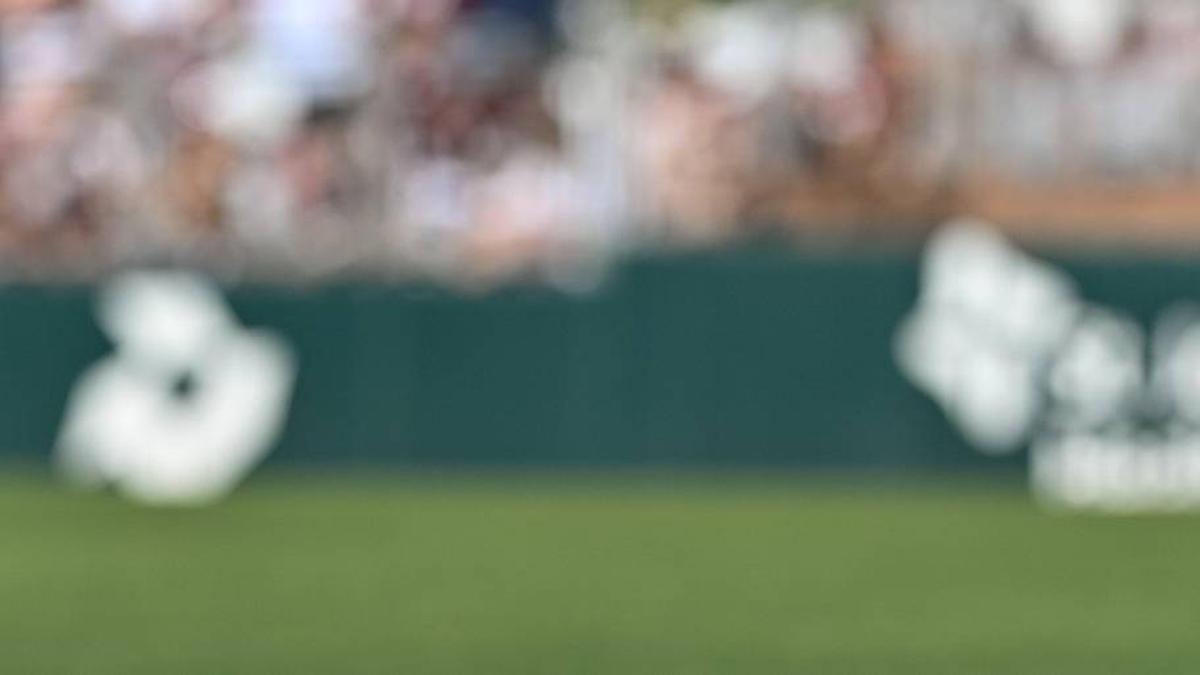  Jun 9, 2024; College Station, TX, USA; A detailed view of third base bag prior to game two between Texas A&M and Oregon at Olsen Field, Blue Bell Park Mandatory Credit: Maria Lysaker-Imagn Images | Maria Lysaker-Imagn Images 
