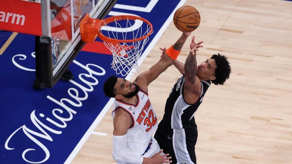 Victor Wembanyama pours in 32 as Spurs halve Knicks' edge in Finals 
