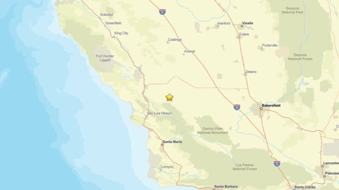 Earthquake rattles area near Shandon, CA: 2.7 magnitude recorded on Aug. 24 