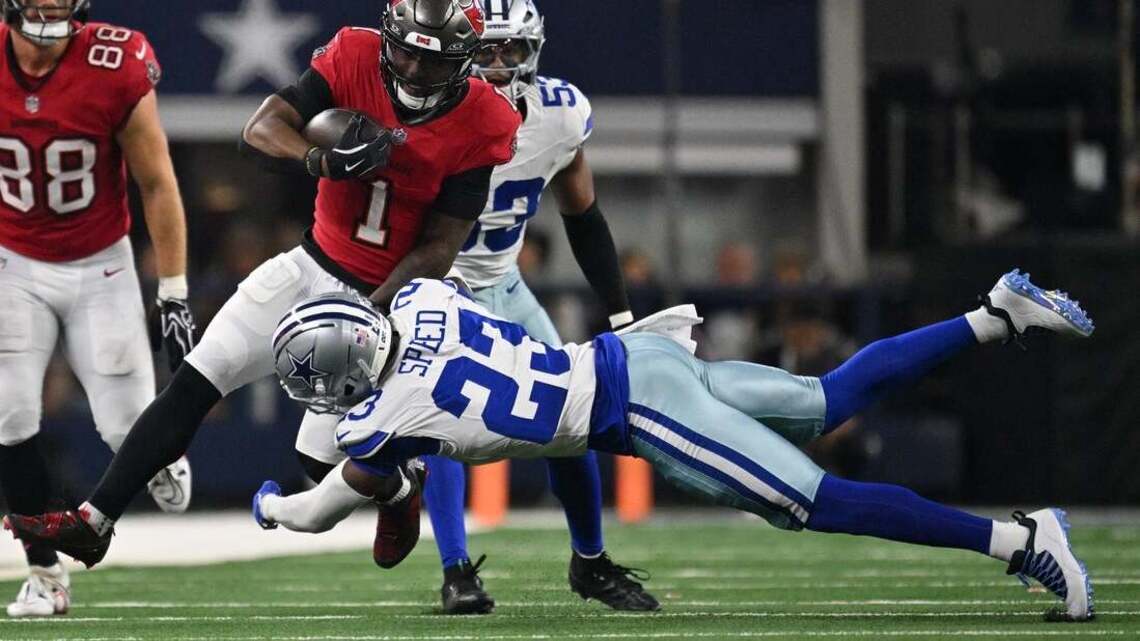 Jalon Daniels, Bucky Irving carry Buccaneers past Cowboys for first win 