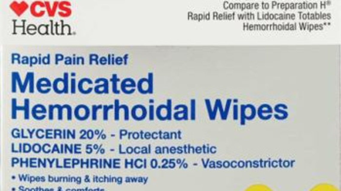 Check your bathroom: CVS Health recalls 75,000 hemorrhoidal wipes 