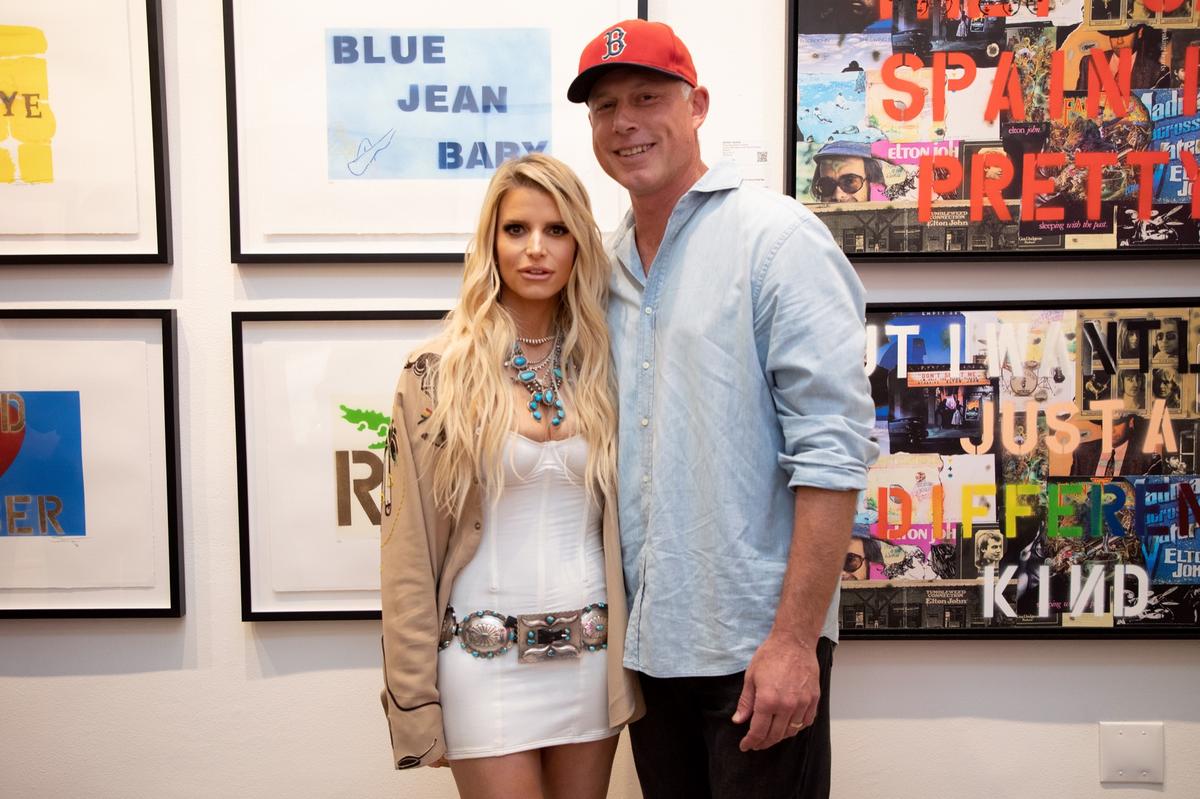 Jessica Simpson and Eric Johnson