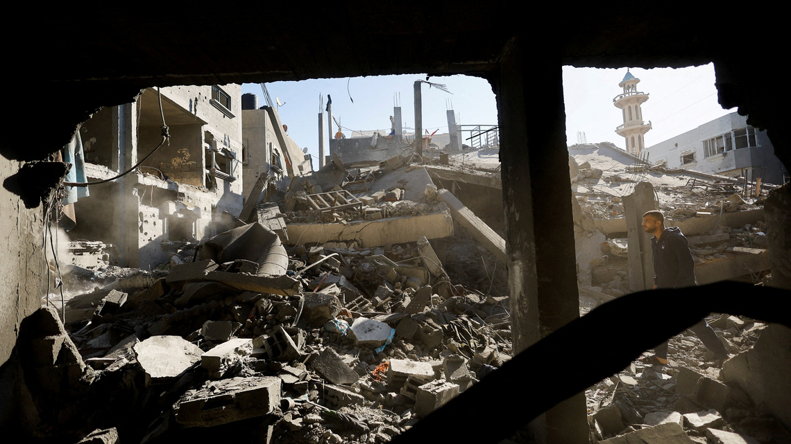 Israeli strike in Gaza kills seven people, including two women, medics say 
