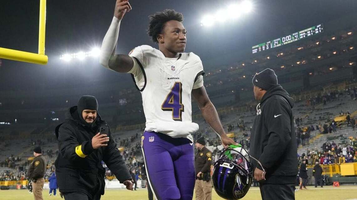 Ravens WR Zay Flowers day-to-day with quad contusion
