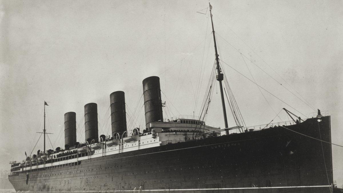 On May 7, 1915, a German U-boat sank the British liner Lusitania off the coast of Ireland, killing nearly 1,200 people. File Photo by Library of Congress