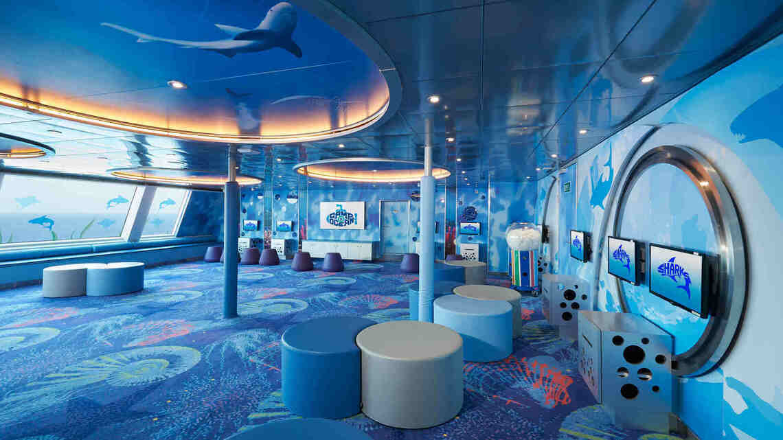 Should you leave kids at Carnival's Camp Ocean on a port day? 
